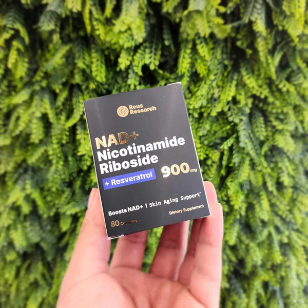 Suplemento premium NAD+ – Ribosida de nicotinamida y resveratrol 900 mg