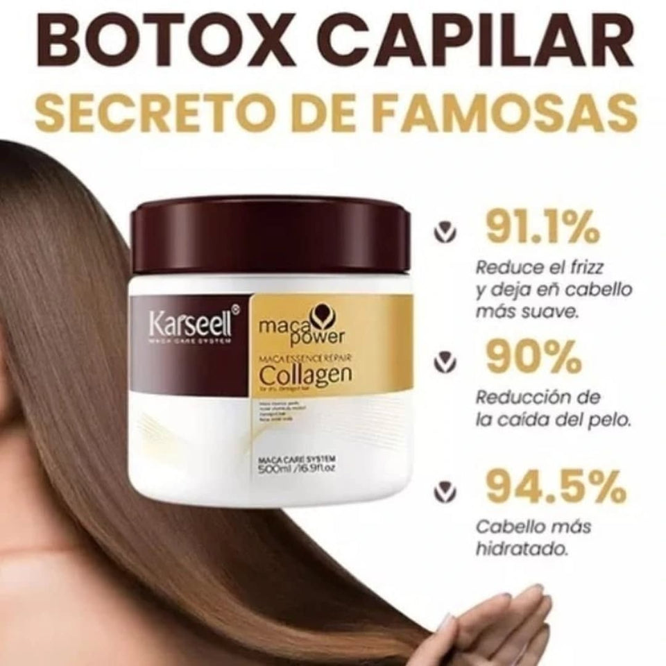 Combo Karseell 3 en 1 ( Botox + Shampoo + Aceite de Argán )