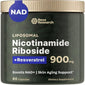 Suplemento premium NAD+ – Ribosida de nicotinamida y resveratrol 900 mg