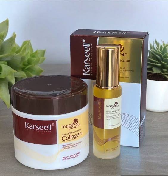 Combo Karseell 3 en 1 ( Botox + Shampoo + Aceite de Argán )