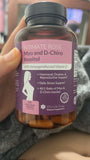 Myo-inositol y D-Chiro Inositol Mezcla 40:1 + Vitamina D3 + Ashwagandha – Cápsula vegana – Equilibrio hormonal y apoyo ovárico saludable para mujeres