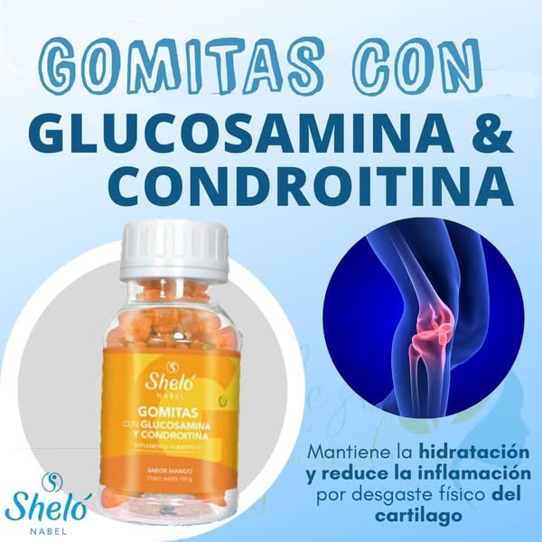 Sheló Glucosamina + Condroitina Gomas