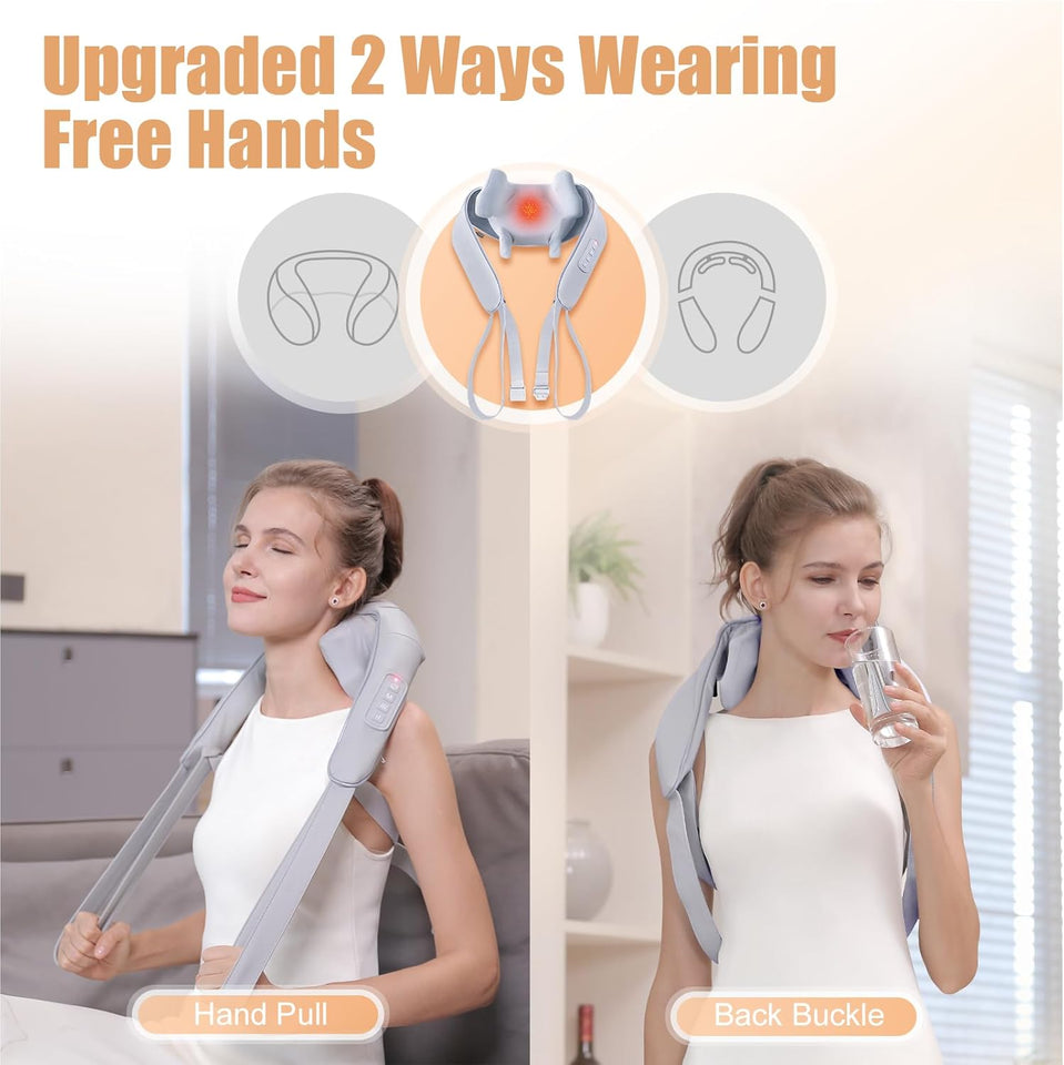 Masajeador De Cuello y Hombros Recargable