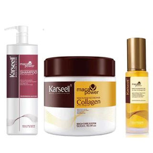 Combo Karseell 3 en 1 ( Botox + Shampoo + Aceite de Argán )